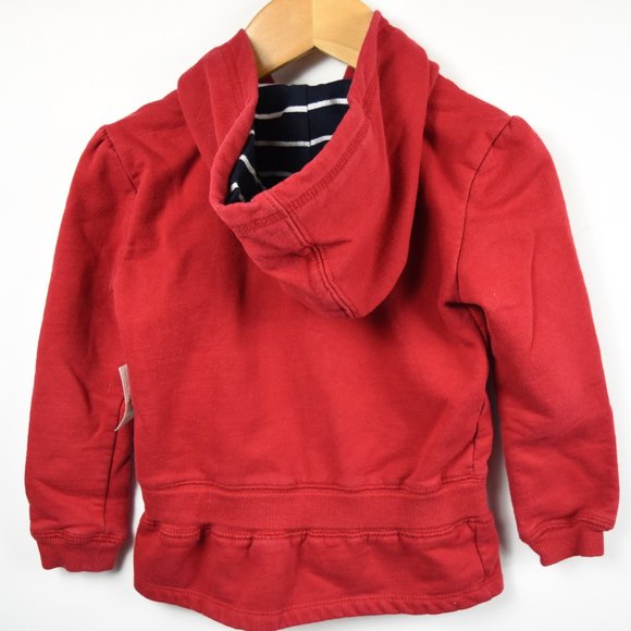 Cherry red full zip hoodie from Nautica 4T - Picture 8 of 8